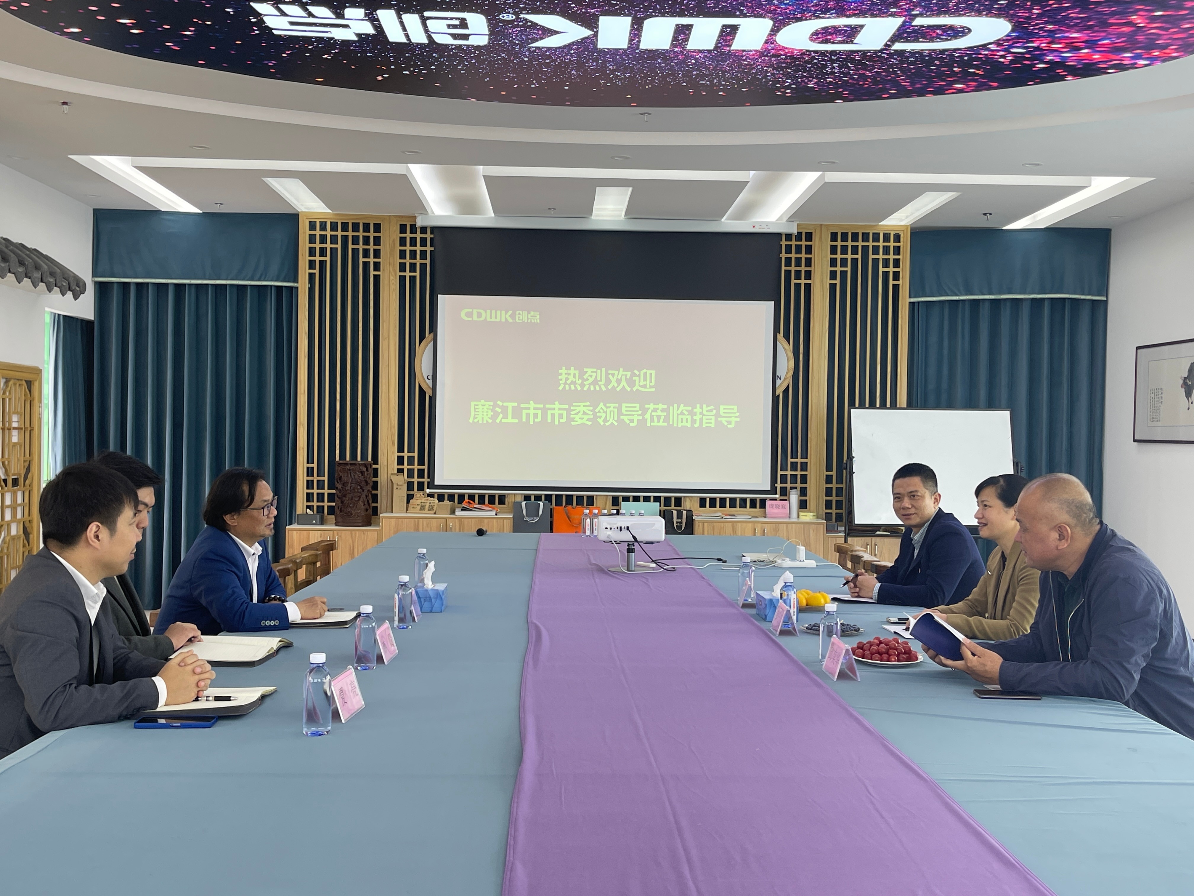 熱烈歡迎廉江市市委領導蒞臨創(chuàng)點參觀指導！