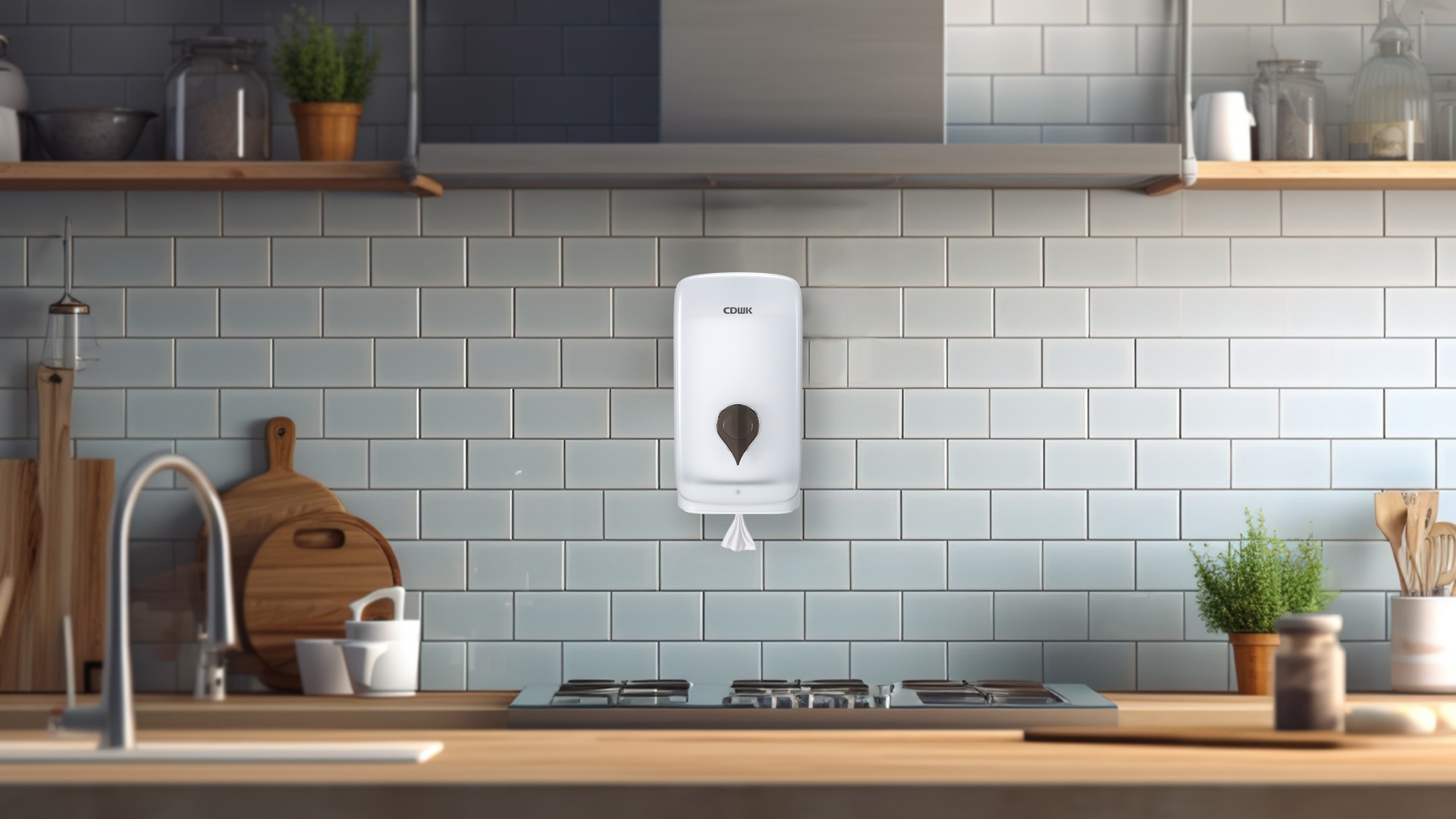 新品上市 | CDWK創(chuàng)點廚房中心抽紙巾架，讓廚房用紙更衛(wèi)生更便捷！